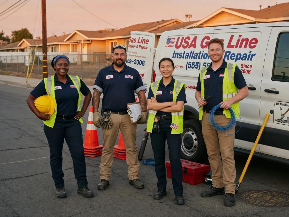 Gas Line Installation company in East China, MI